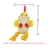 Small Stuffed Dog Chew Toy – Durable Plush, Bite-Resistant with Squeaker & Rattle for Puppies