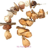 Colorful Block Bird Beak Grinding Toy Promotes Beak Health
