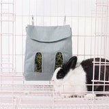 Hanging Hay Feeder Bag – Small Animal Dispenser