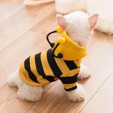 Dog Hoodie Bee Costume for Small Pets