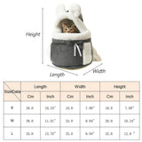 Winter Warm Pet Carrier Backpack for Small Dogs & Cats