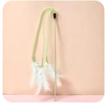 Feather Cat Toy – Interactive Stick with Bell