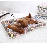 Flannel Dog Bed Mat – Soft Winter Blanket