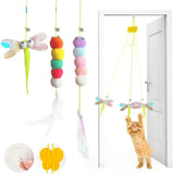 Elastic Cat Scratch Rope Toy – Interactive Hanging Teaser