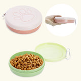 Portable Pet Food & Water Bowl