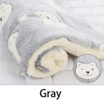 Flannel Pet Sleeping Mat – Dog Cat Bed