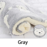 Flannel Pet Sleeping Mat – Dog Cat Bed