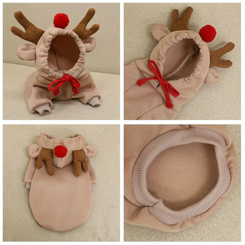 Christmas Rudolph Costume for Small Pets