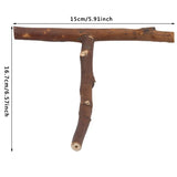 Wooden Bird Swing Toy – Parrot Perch Stand