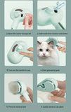 Electric Pet Hair Comb – Steam Grooming Brush