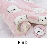 Flannel Pet Sleeping Mat – Dog Cat Bed