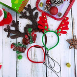 Christmas Pet Antler Headband – Festive Elk Hair Hoop for Dogs & Cats