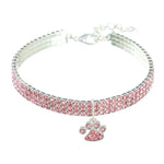 Shiny Crystal Bedazzled Cat Collar