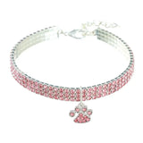 Shiny Crystal Bedazzled Cat Collar