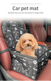 Dog Car Booster Seat – Scratch-Proof Durable Front Seat with Storage Pockets