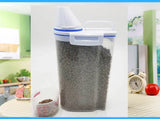 Pet Food Storage Container with Measuring Cup
