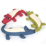 Cartoon Alligator Plush Chew Toy – Interactive Dog Sound & Teeth Trainer