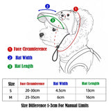 Fleece Winter Pet Baseball Cap – Warm Hat for Small & Medium Dogs and Cats