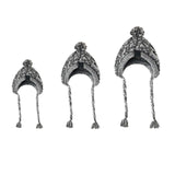 Winter Knitted Dog Hat – Windproof Fluffy Pom-Pom for Small Dogs