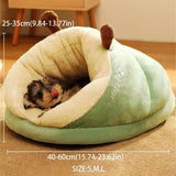 Slipper-Shaped Warm Dog Bed