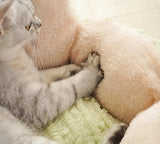 Plush Flower Cat Bed