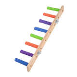 Natural Wooden Bird Perch Ladder Steps for Grinding Claws