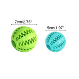 Interactive Chew & Treat Ball – Rubber & Silicone Pet Toy