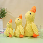 Plush Duck Dog Toy – Bite-Resistant, Sound & Teeth-Grinding Comfort Toy for Small & Large Dogs