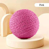 Interactive Sisal Cat Scratching Ball – 10CM Sounding Toy for Kittens | Teeth Cleaning, Anti-Bite & Fun Play