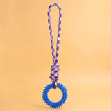 Spiked Ring Dog Toy – Interactive Training and Teeth Cleaning