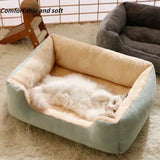 Soft Pet Bed Cushion – Cozy Sleeping Mat for Cats & Dogs