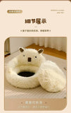 Alpaca Plush Pet Bed