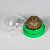 Catnip Wall Ball Toy – Healthy Cat Grass Treat & Scratcher | Natural Snack Aids Digestion & Keeps Cats Entertained