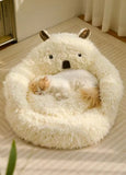 Alpaca Plush Pet Bed