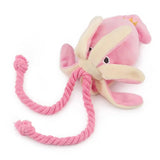 Squid Plush Rope Toy – Bite-Resistant Interactive Dog Toy