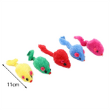 100PCS Cat Spring Toy Balls – Colorful EVA Chew and Scratch Set