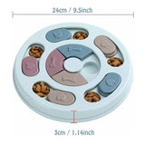 Dog Slow Feeder Bowl – Interactive Educational Food Toy