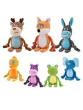 Small Stuffed Dog Chew Toy – Durable Plush, Bite-Resistant with Squeaker & Rattle for Puppies