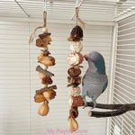 Colorful Block Bird Beak Grinding Toy Promotes Beak Health