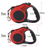 Retractable Dog Leash – 3m 5m Nylon Lead