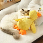 Plush Duck Dog Toy – Bite-Resistant, Sound & Teeth-Grinding Comfort Toy for Small & Large Dogs