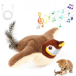 Interactive Cat Toy Flapping Bird with Catnip Rechargeable Simulation