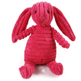 Plush Dog Molar Toy – Corduroy Monkey & Pig with Sound for Teeth Cleaning, Chewing & Play | Durable Toy for Large Dogs