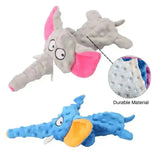Plush Animal Dog Toy – Squeaky Bite Resistant Chew