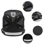 Adjustable Mesh Dog Harness with Leash