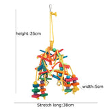 Wooden Bird Toys for Cage - Training Bird Toys