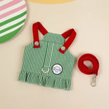 Fashionable Breathable Striped Pet Chest Vest