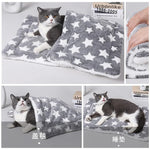 Flannel Pet Sleeping Mat – Dog Cat Bed