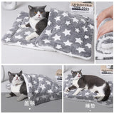 Flannel Pet Sleeping Mat – Dog Cat Bed