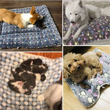 Flannel Pet Sleeping Mat – Dog Cat Bed